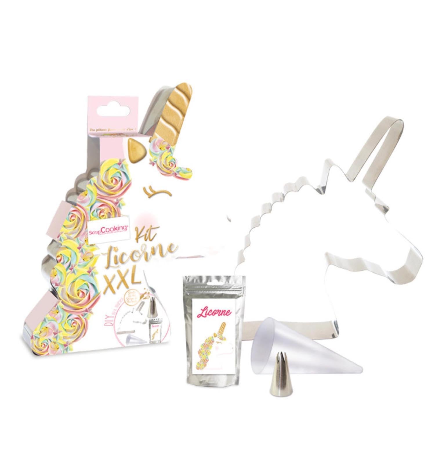 Atelier Einhorn Cake XXL in Mehrfarbig präsentiert im Onlineshop von KAQTU Design AG. Backform / Backblech ist von Scrap Cooking