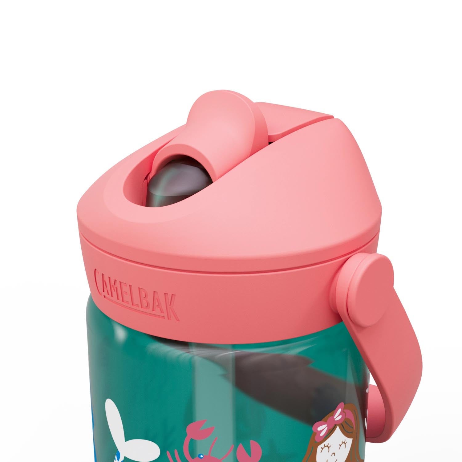 Thrive Flip Straw Kids 0.4l mermaid friends in Mehrfarbig präsentiert im Onlineshop von KAQTU Design AG. Trinkflasche ist von Camelbak