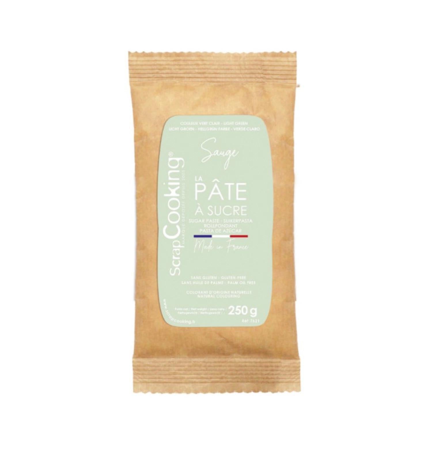 Zuckerpaste natürlich 250g sage in Grün präsentiert im Onlineshop von KAQTU Design AG. Lebensmittel ist von Scrap Cooking