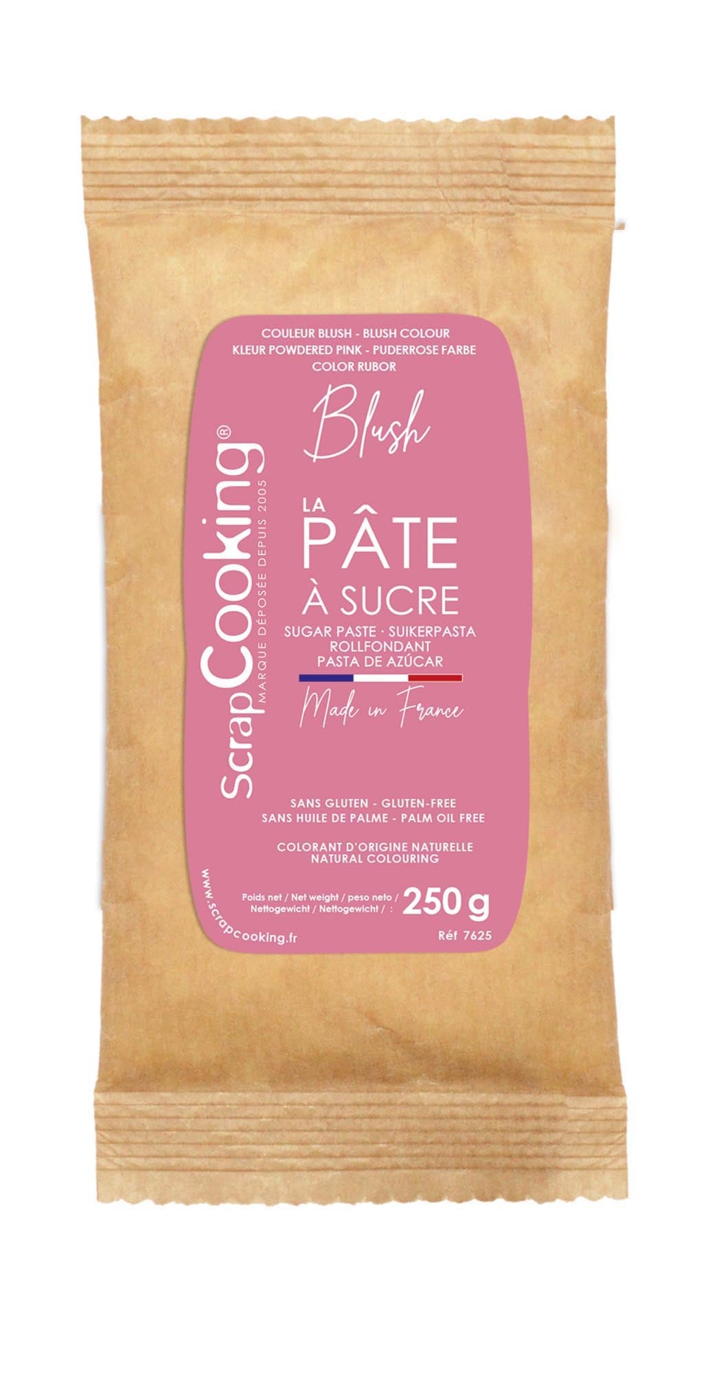 Zuckerpaste natürlich 250g blush in Rot präsentiert im Onlineshop von KAQTU Design AG. Lebensmittel ist von Scrap Cooking