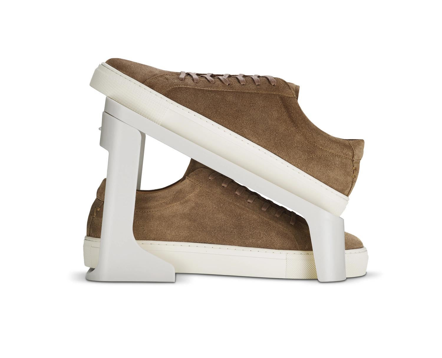 6er-Set Schuhcaddy von Joseph Joseph, Maße H19cm L26cm, aus langlebigem PP in ecru, perfekt für ordentliche Schuhaufbewahrung.