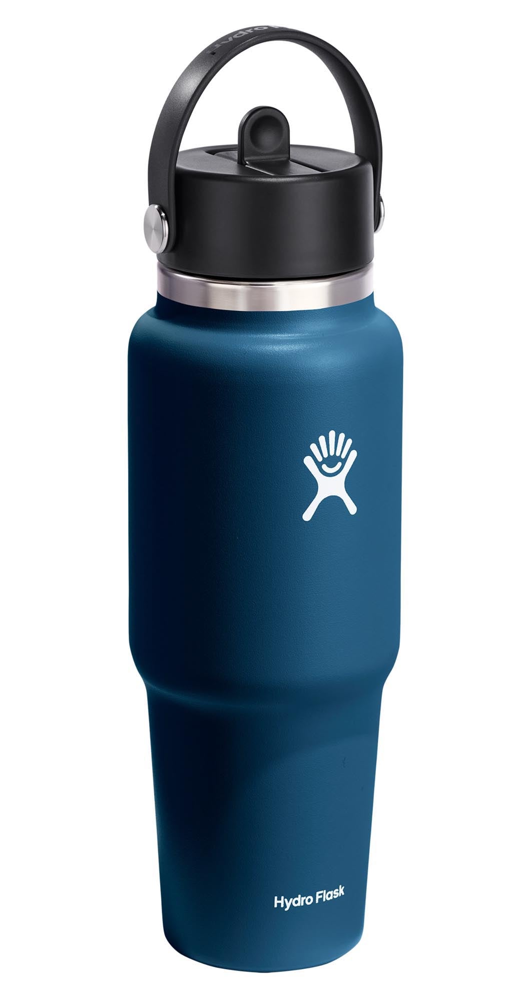 Trinkflasche Travel Wide Flex Deckel Strohhalm 945ml indigo in Blau präsentiert im Onlineshop von KAQTU Design AG. Trinkflasche ist von Hydro Flask