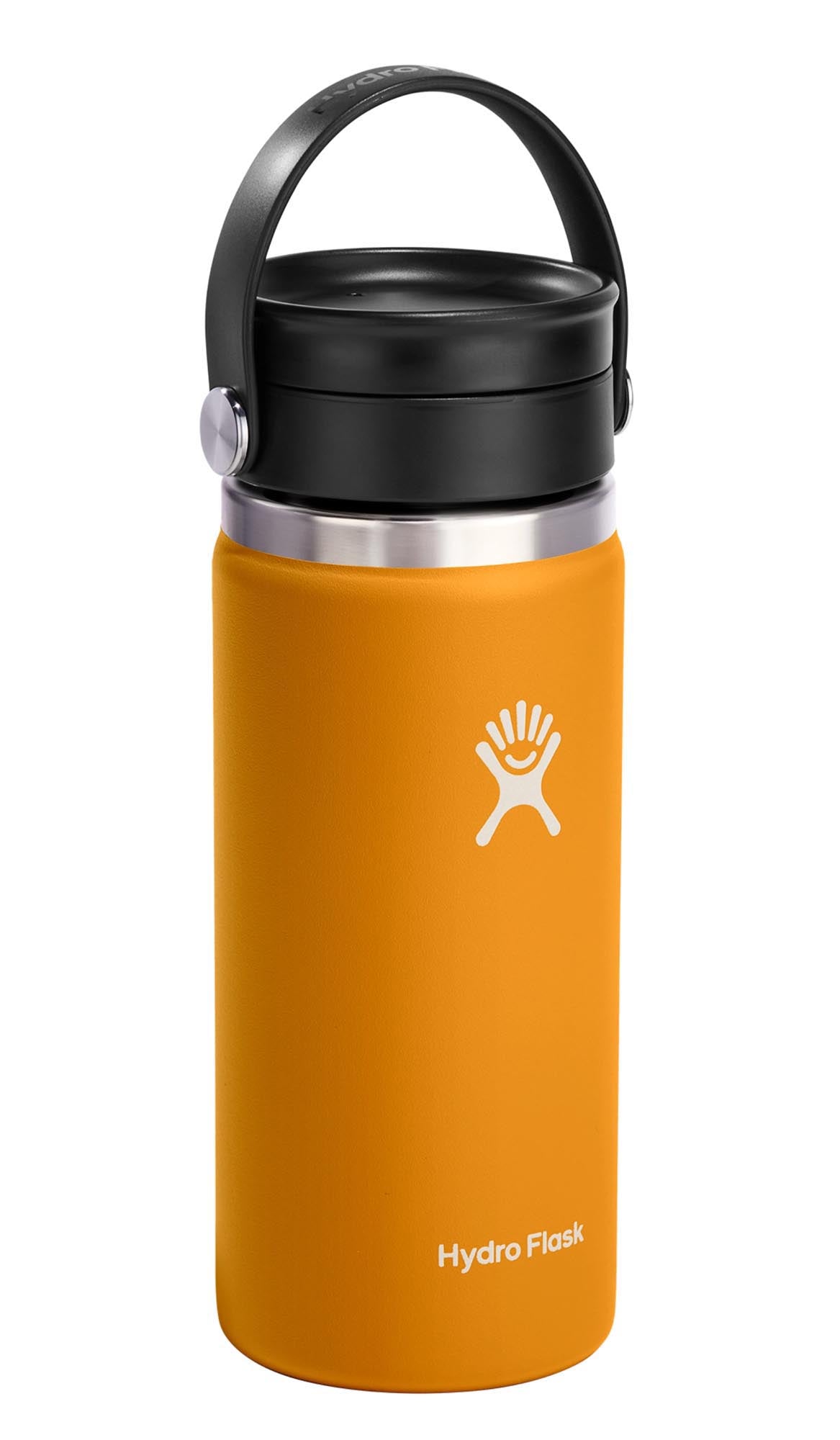 Trinkflasche Wide Flex Sip Deckel 470ml fossil in Braun präsentiert im Onlineshop von KAQTU Design AG. Trinkflasche ist von Hydro Flask