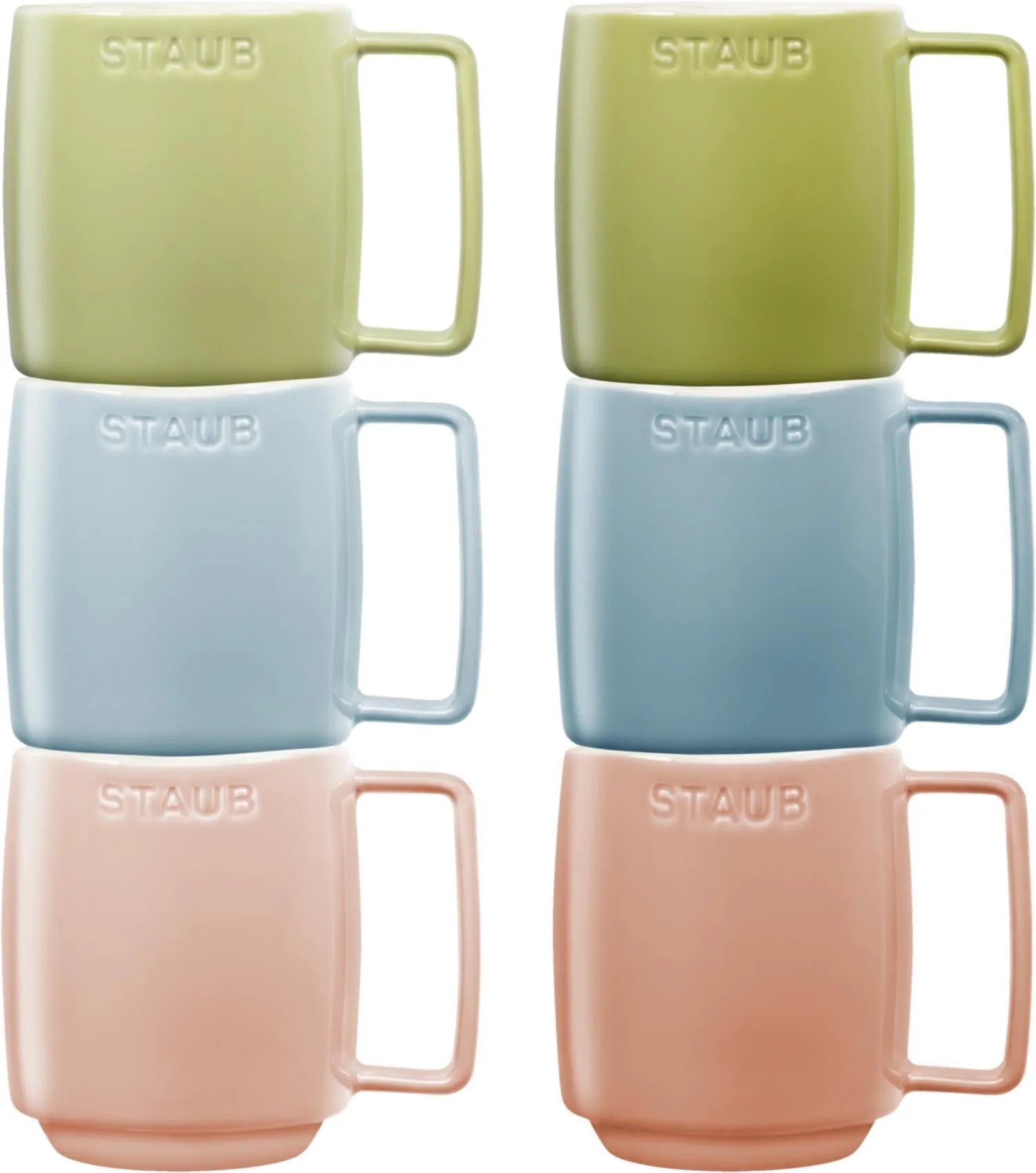 6tlg. Tassenset M 350ml in Mehrfarbig präsentiert im Onlineshop von KAQTU Design AG. Espressotassen ist von Staub