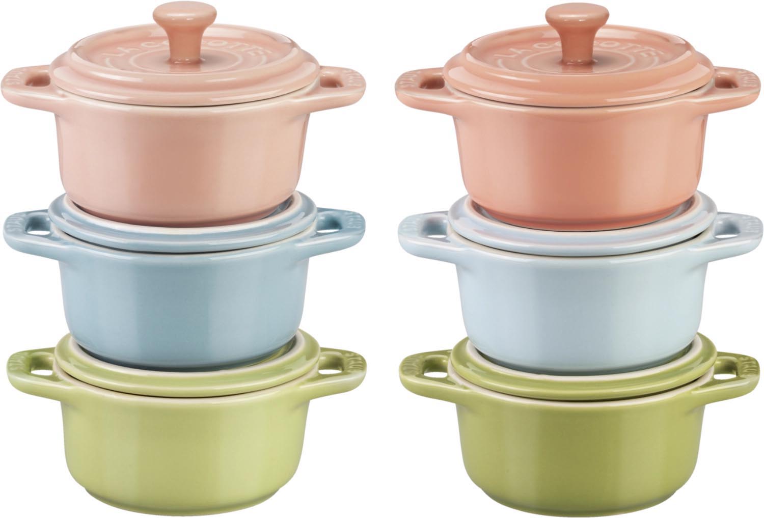 6tlg. mini Cocotte Set in Mehrfarbig präsentiert im Onlineshop von KAQTU Design AG. Topf ist von Staub