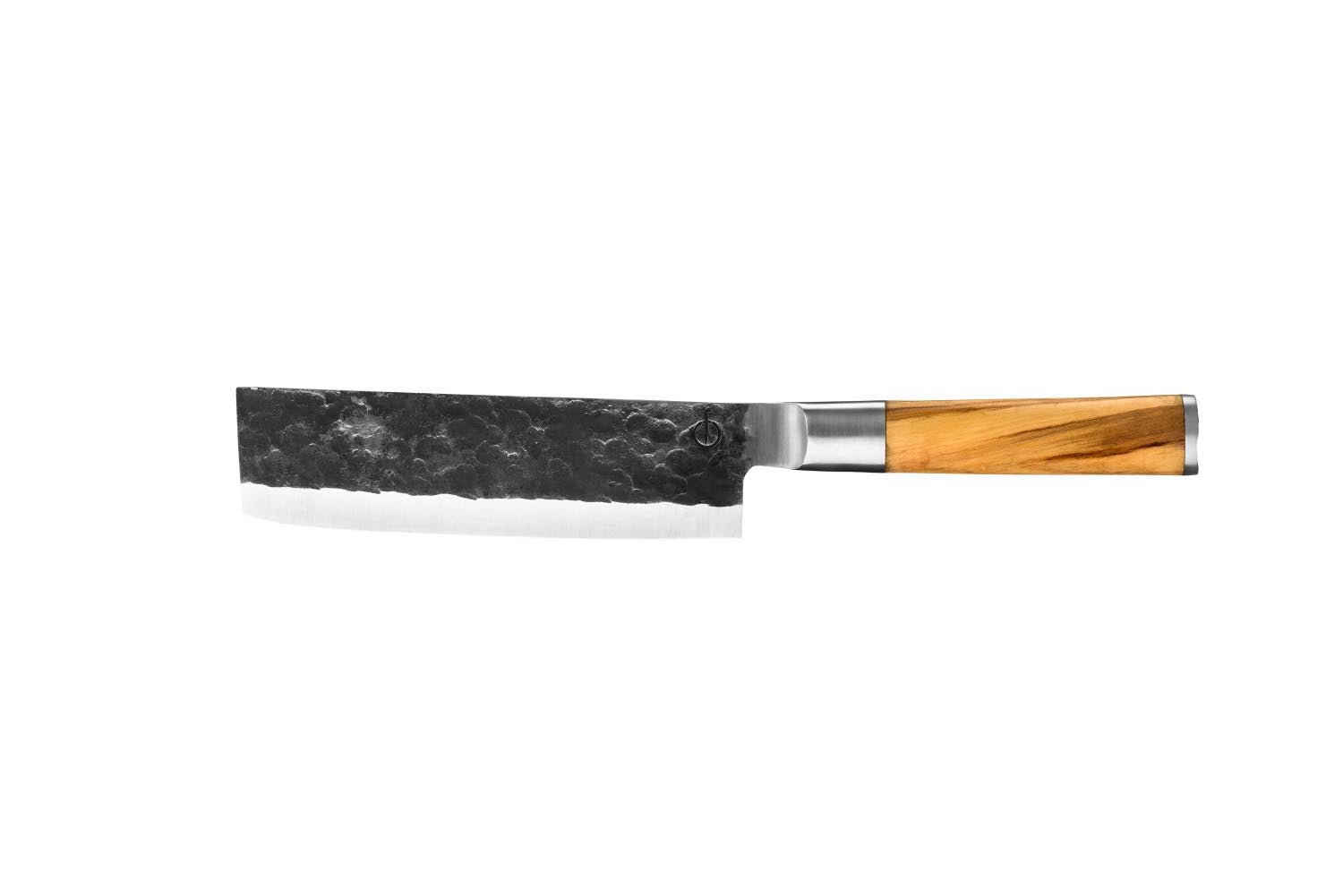 Olive Hackbeil 18cm in Beige präsentiert im Onlineshop von KAQTU Design AG. Küchenmesser ist von Forged