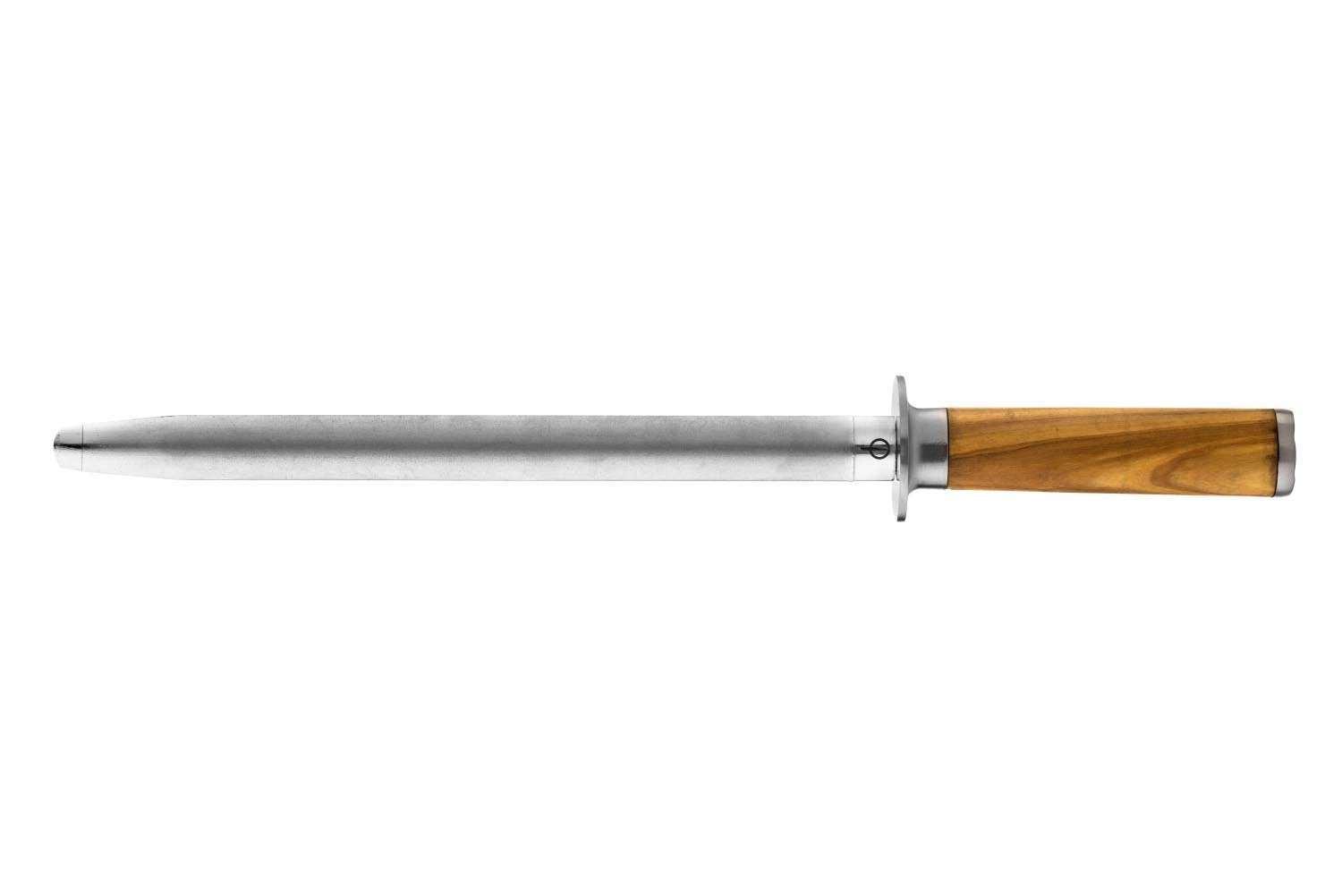 Eleganter 25cm Diamant-Wetzstahl von Forged, ideal für präzises Schärfen. Hochwertige Verarbeitung und stilvolles Design.