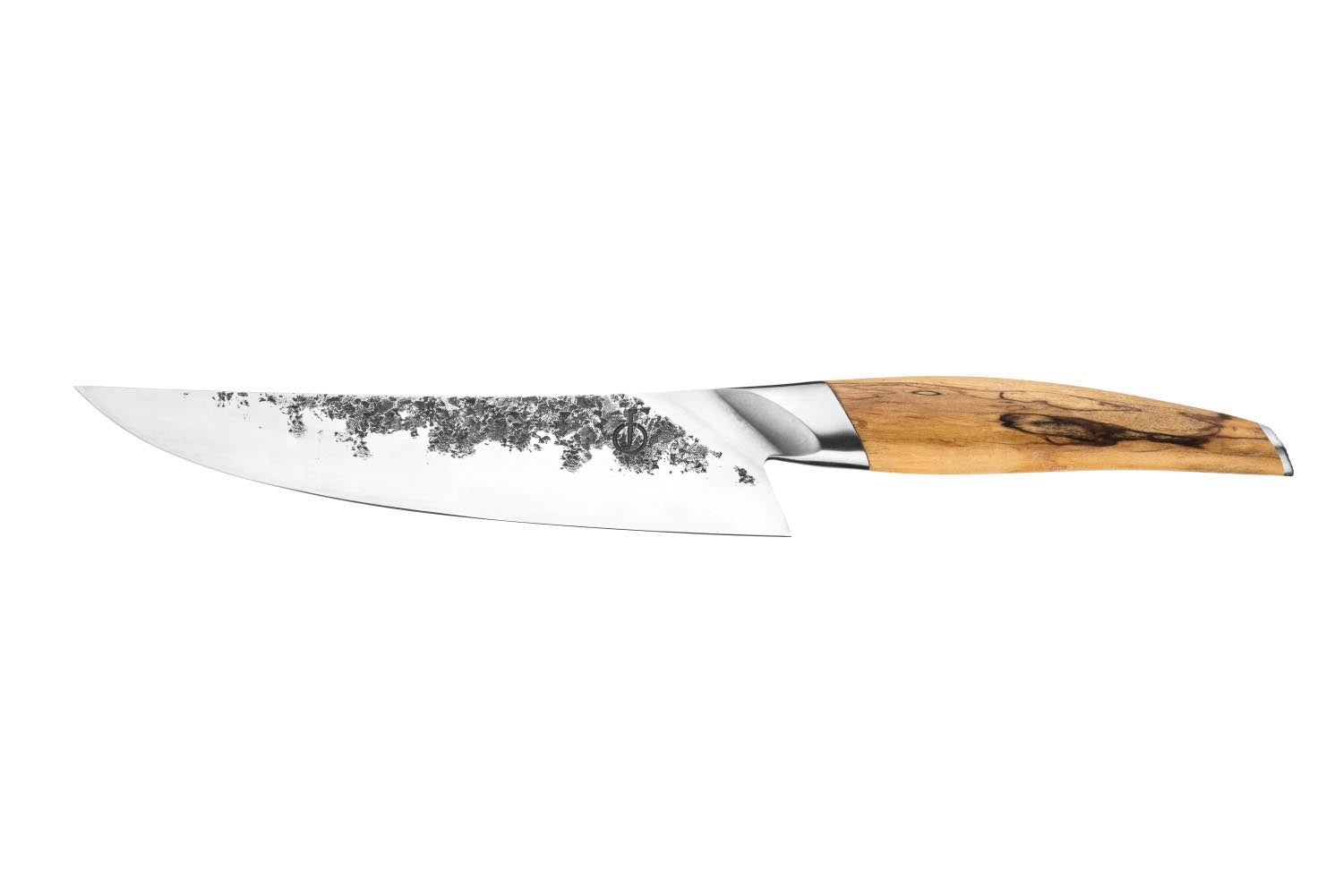 Das Katai Kochmesser 20cm von Forged besticht durch seine scharfe Klinge und edle Optik, ideal für präzises Schneiden in der Küche.