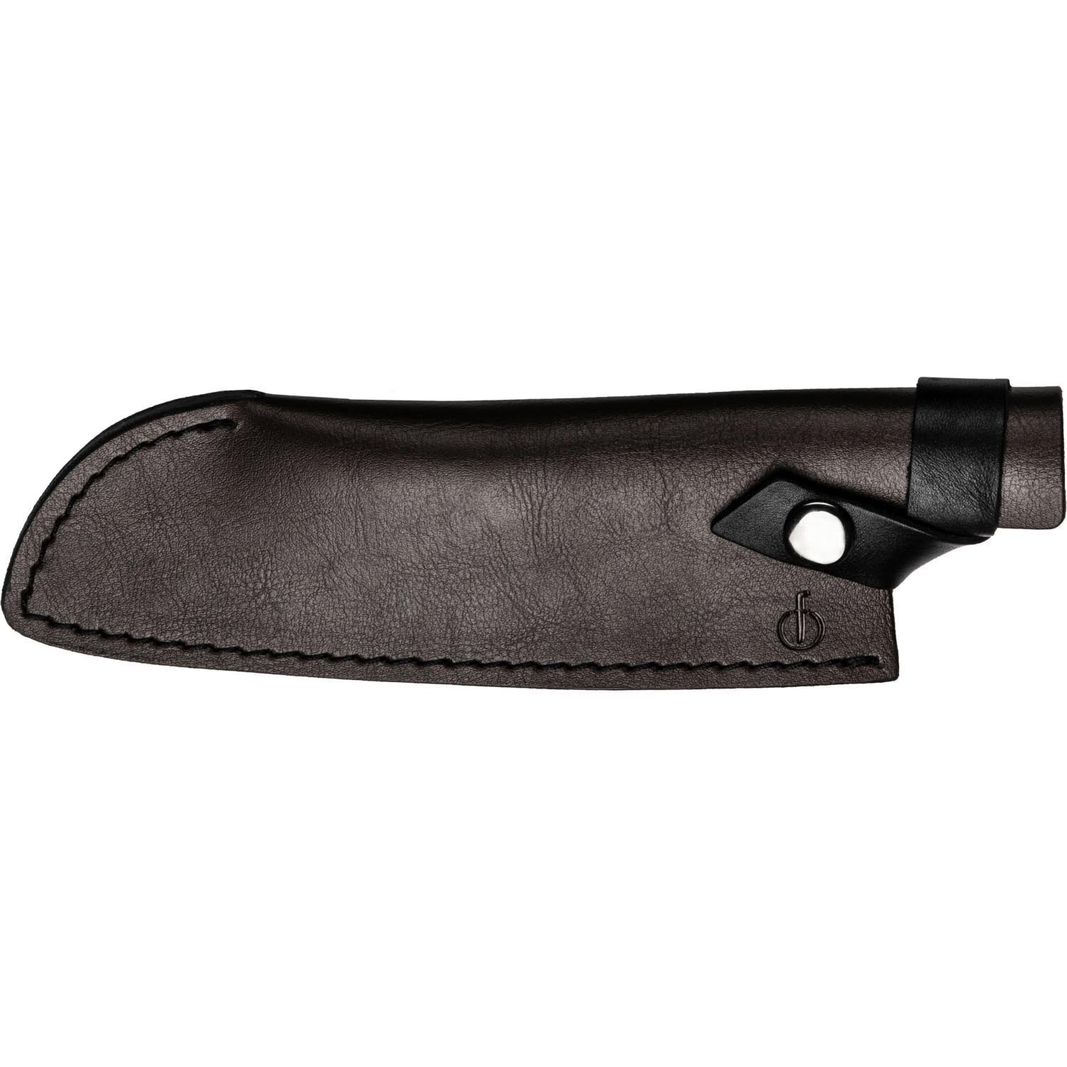 Lederetui Santokumesser 18 in Gelb präsentiert im Onlineshop von KAQTU Design AG. Küchenmesser ist von Forged