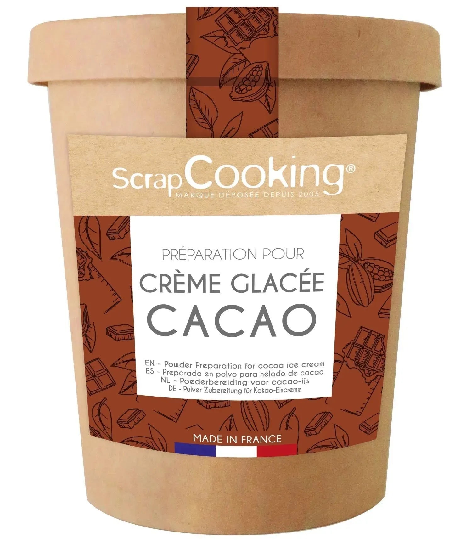 Fertigmischung für Schokoladen Eiscreme 185g in Mehrfarbig präsentiert im Onlineshop von KAQTU Design AG. Lebensmittel ist von Scrap Cooking
