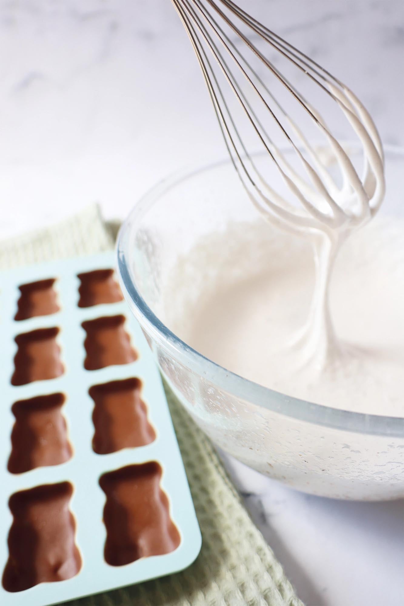 Fertigmischung für Vanille-Marshmallows, 160g, perfekt für fluffige Süßigkeiten. Ideal für Desserts, Snacks und kreative Rezepte.