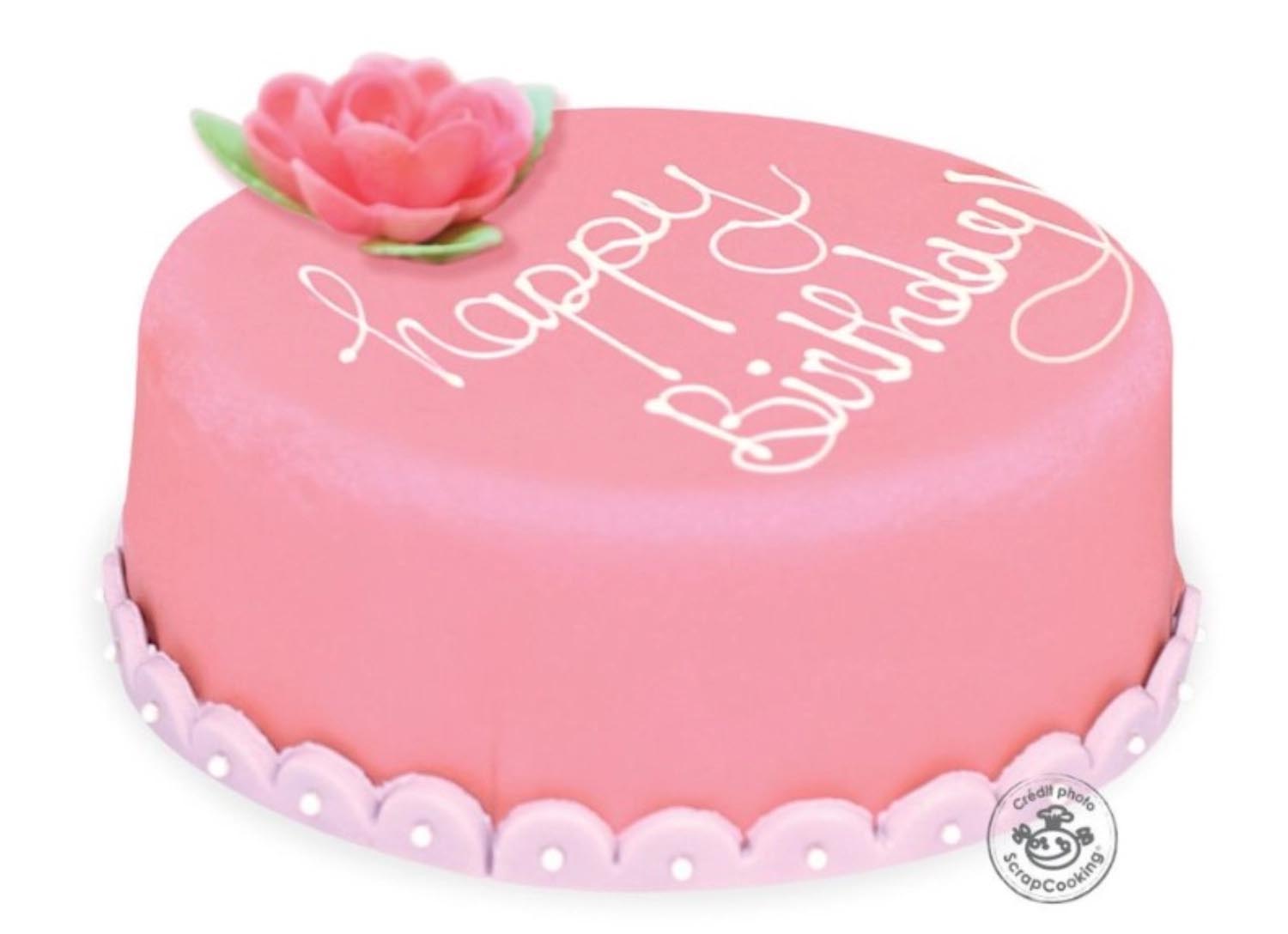 Rosa Rollfondant von Scrap Cooking, 400g, ideal für kreative Tortendekorationen und Backprojekte. Perfekt formbar und vielseitig.
