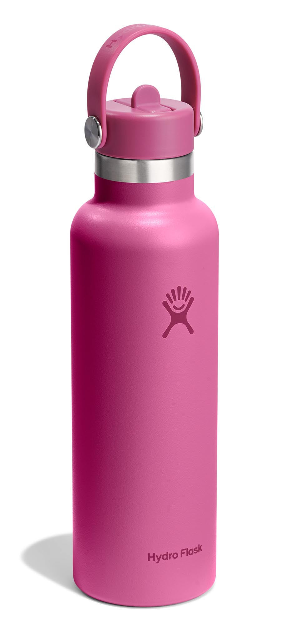 Stylische Hydro Flask Trinkflasche mit 620ml, Flex Deckel und Strohhalm in der Farbe Reef, ideal für unterwegs und umweltfreundlich.
