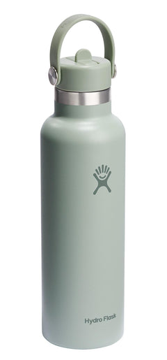 Standard Water Bottle with Flex Lid and Straw, 620 ml, Agave