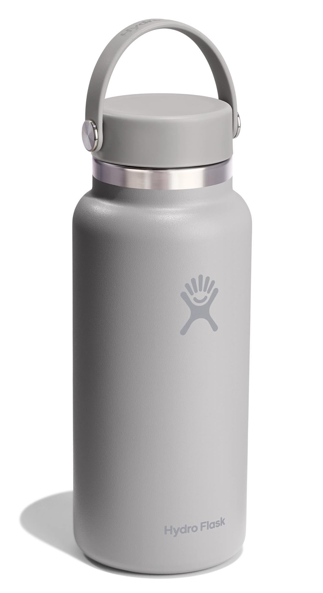 Stylische Trinkflasche mit Wide Flex Deckel in der Farbe Birch, 945ml, ideal für unterwegs und umweltfreundlich.