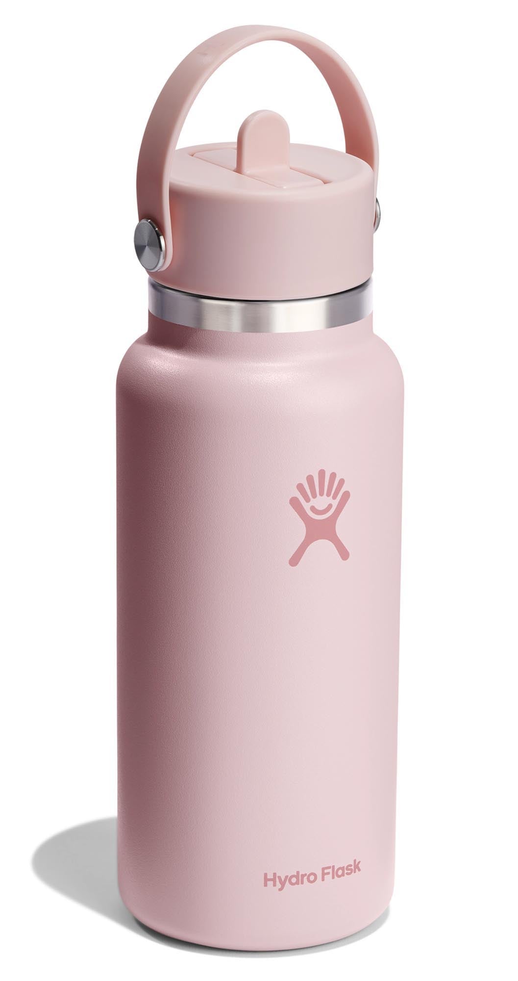 Stylische Hydro Flask Trinkflasche mit 945ml, Wide Flex Deckel und Strohhalm in der Farbe Trilli – ideal für unterwegs und sportliche Aktivitäten.