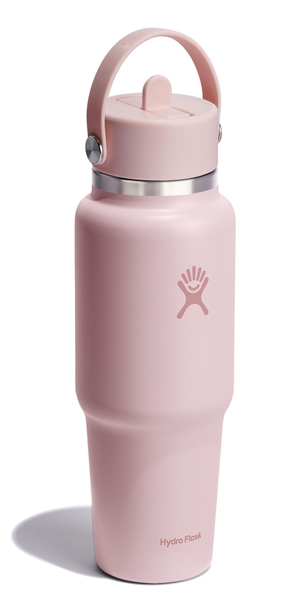 Stylische Hydro Flask Trinkflasche mit 945ml, Flex Deckel und Strohhalm, ideal für unterwegs und perfekt für aktive Lebensstile.