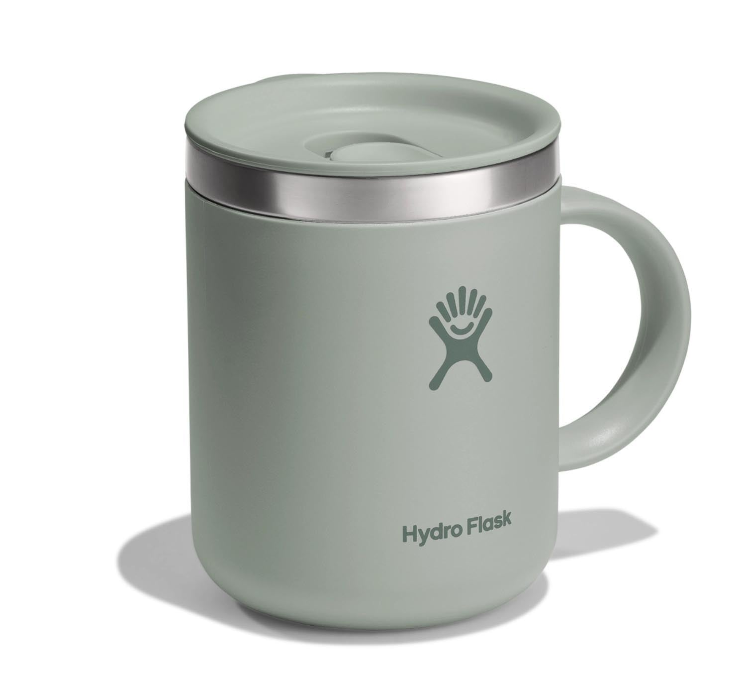 Stylische 350ml Tasse in Agave-Farbe von Hydro Flask, ideal für heiße und kalte Getränke, perfekt für unterwegs oder zu Hause.
