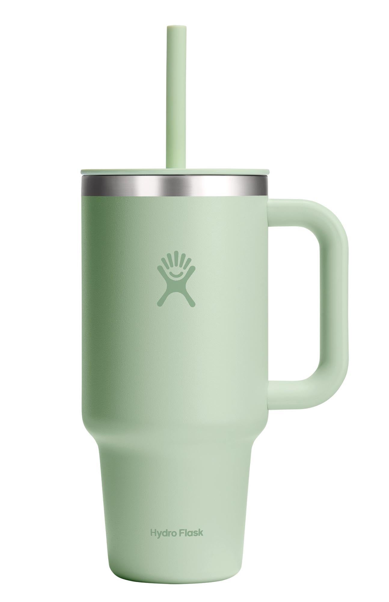 Reisebecher mit Trinkhalm 945ml aloe in 0 präsentiert im Onlineshop von KAQTU Design AG. Trinkflasche ist von Hydro Flask