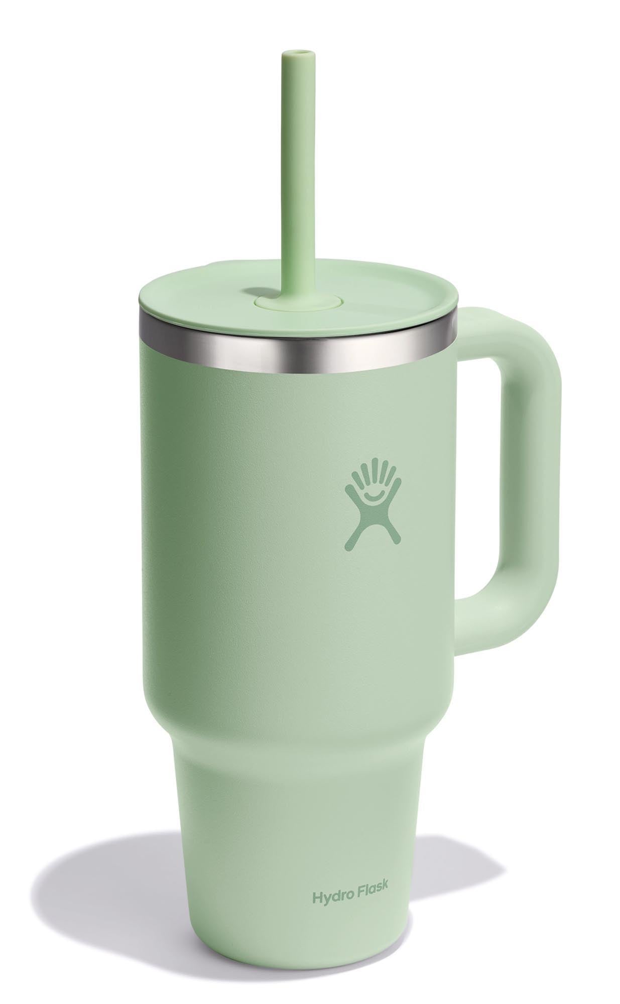 Reisebecher mit Trinkhalm 945ml aloe in 0 präsentiert im Onlineshop von KAQTU Design AG. Trinkflasche ist von Hydro Flask
