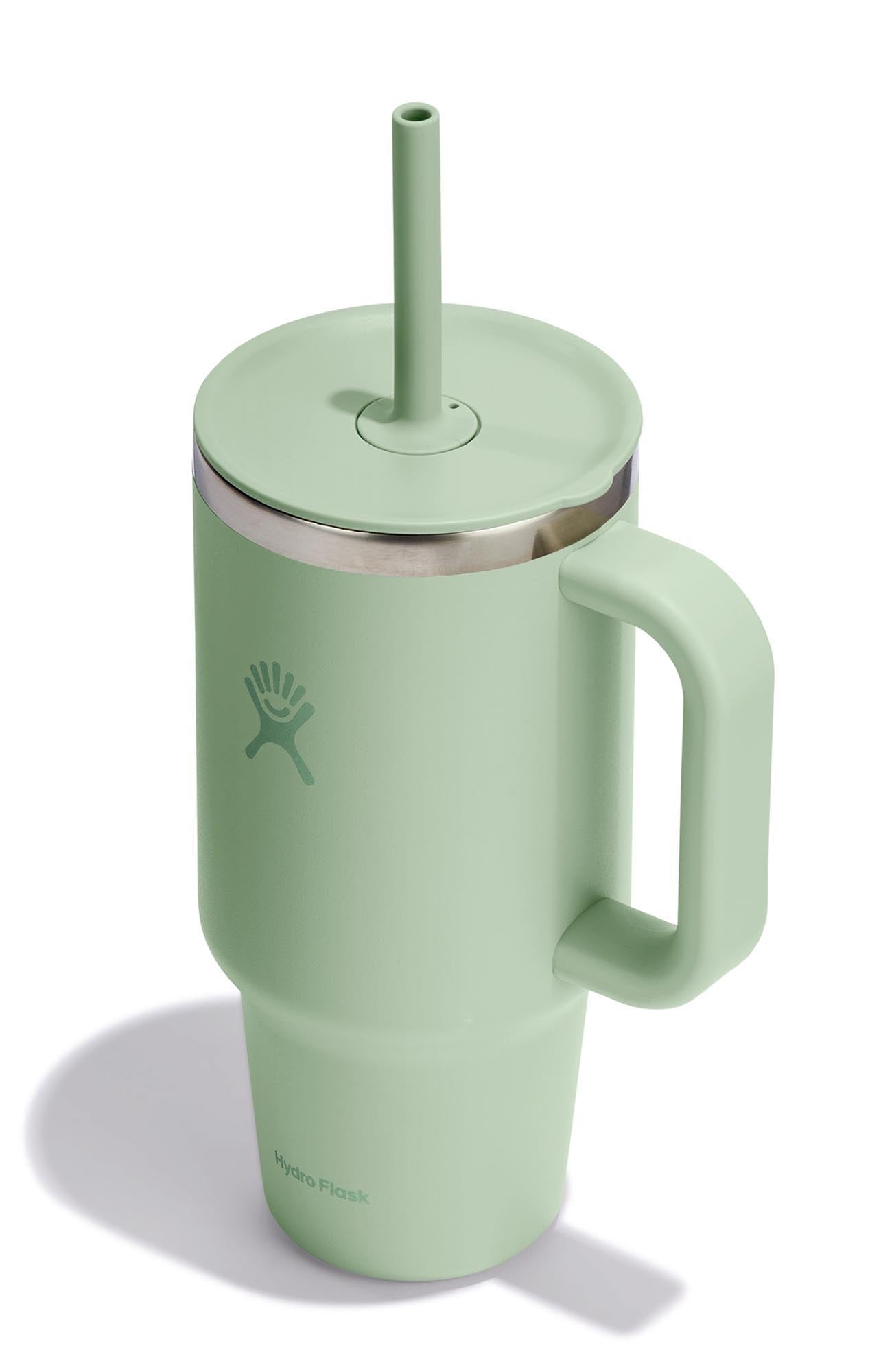 Reisebecher mit Trinkhalm 945ml aloe in 0 präsentiert im Onlineshop von KAQTU Design AG. Trinkflasche ist von Hydro Flask