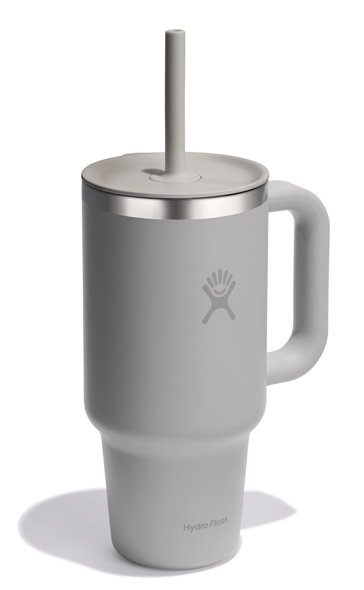 Reisebecher mit Trinkhalm 945ml birch in 0 präsentiert im Onlineshop von KAQTU Design AG. Trinkflasche ist von Hydro Flask