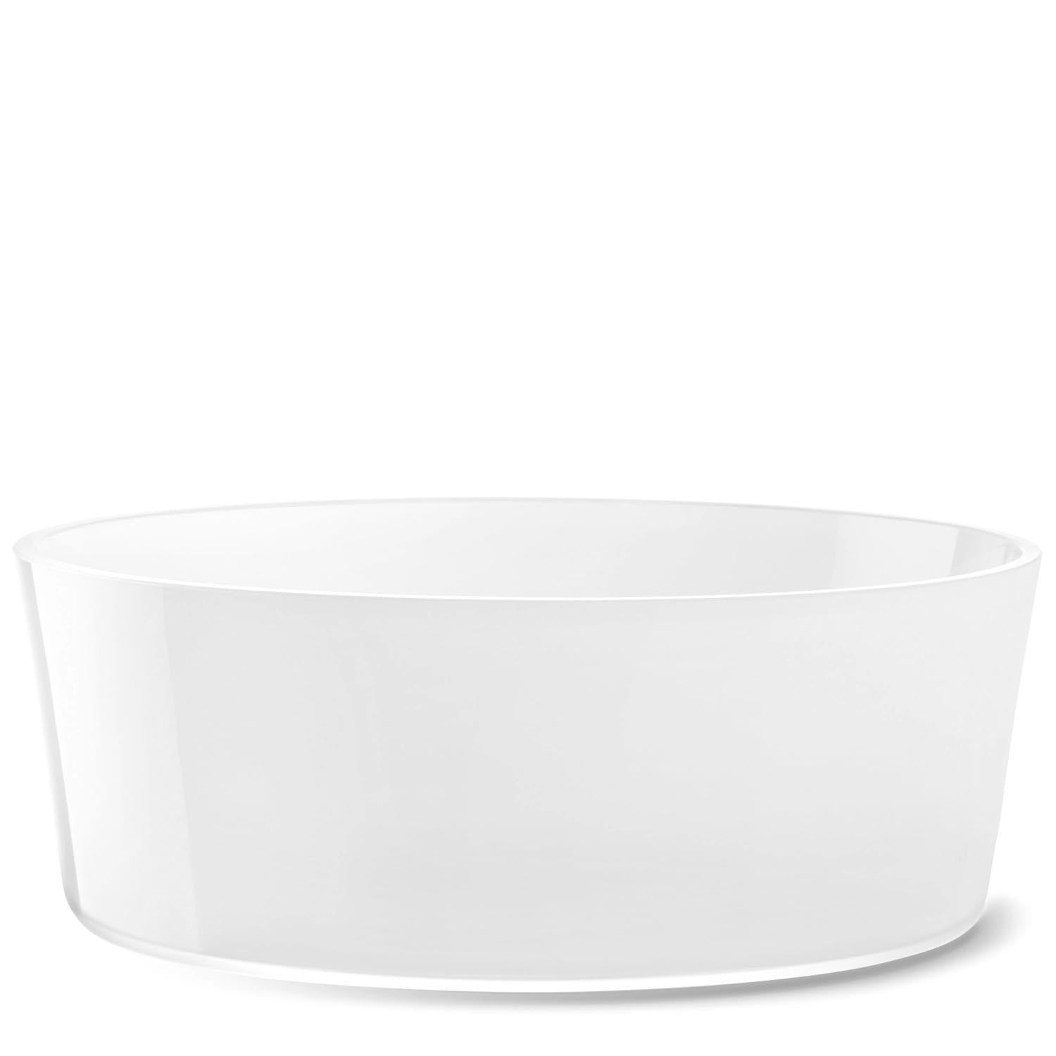 Collective Schale D30cm H10cm Glas weiss in Weiss präsentiert im Onlineshop von KAQTU Design AG. Schale ist von LSA