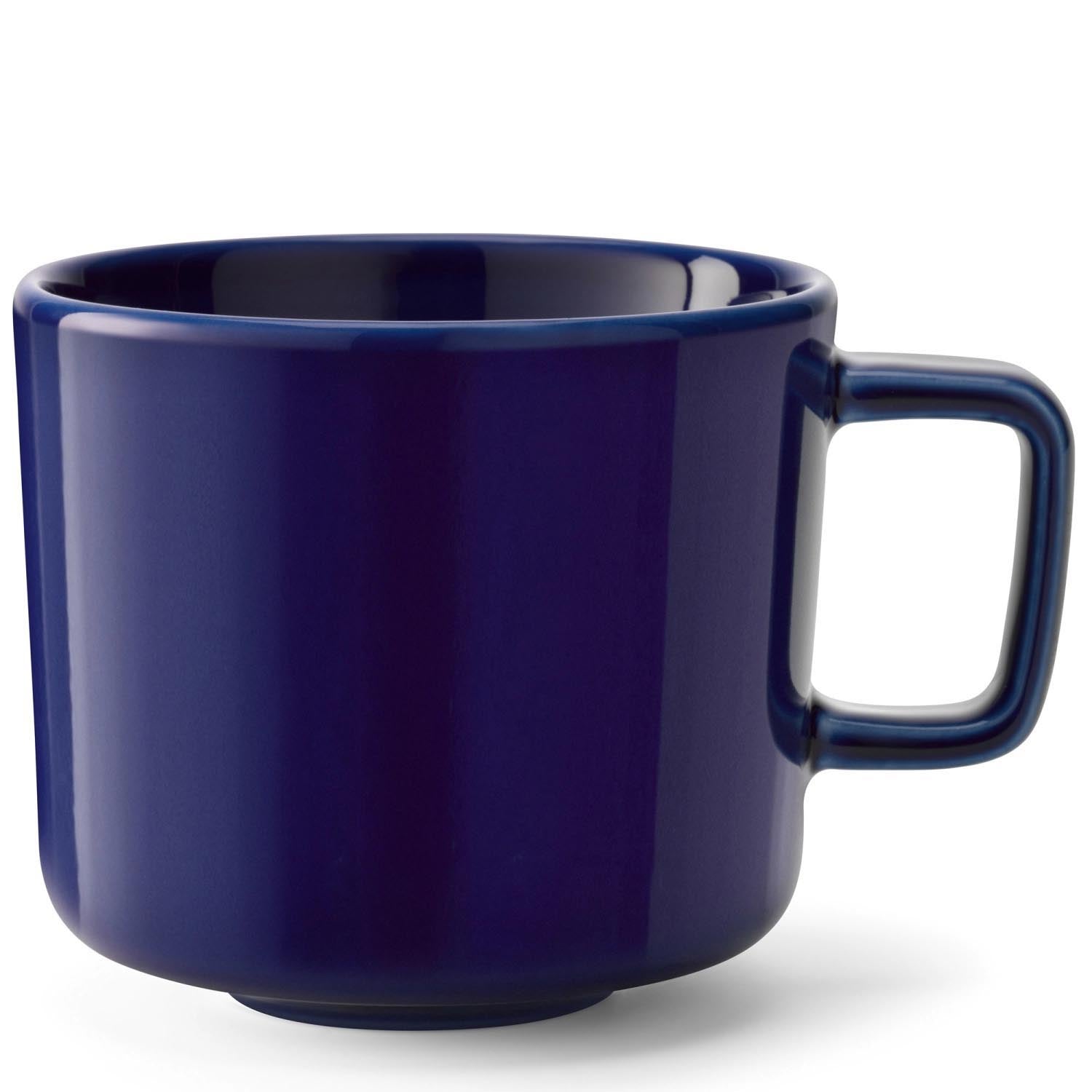 Elegantes 2er Set Kaffeetassen aus hochwertigem Glas in Kobaltblau, 260ml, von LSA. Perfekt für stilvollen Kaffeegenuss.