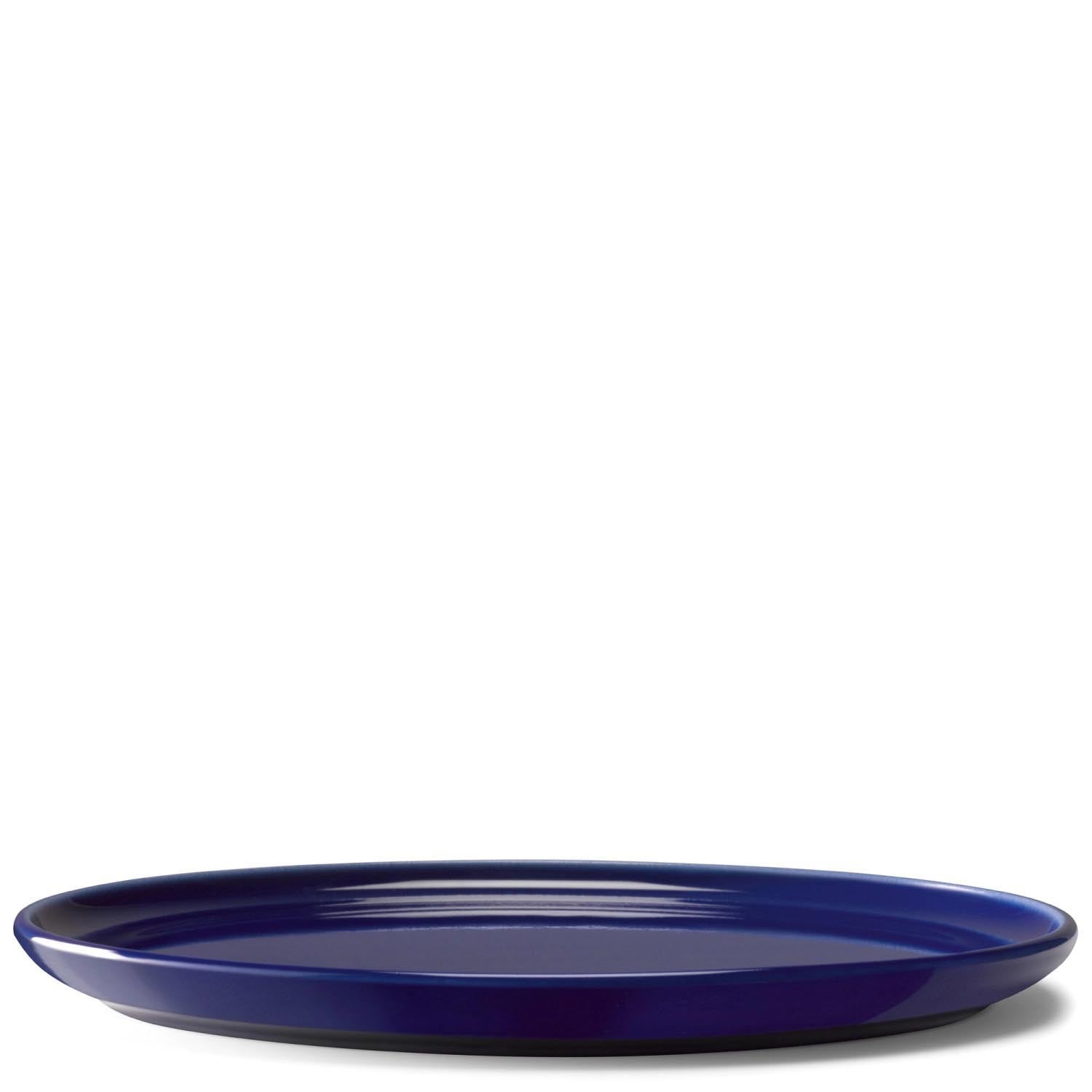 Set aus 2 flachen Tellern (20 cm) in Kobaltblau von LSA, perfekt für elegante Tischgestaltung und zeitgemäße Ästhetik.