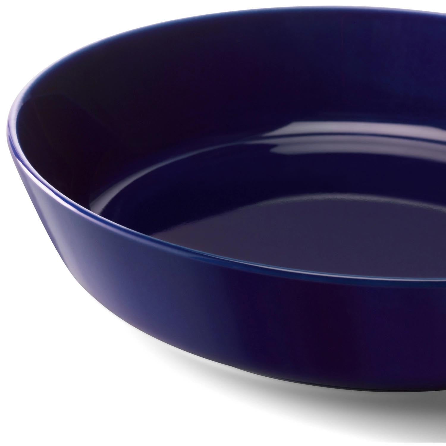 Set aus zwei tiefen Tellern (20 cm) in edlem Kobaltblau von LSA, perfekt für elegante Tischdekoration und vielseitige Speisen.