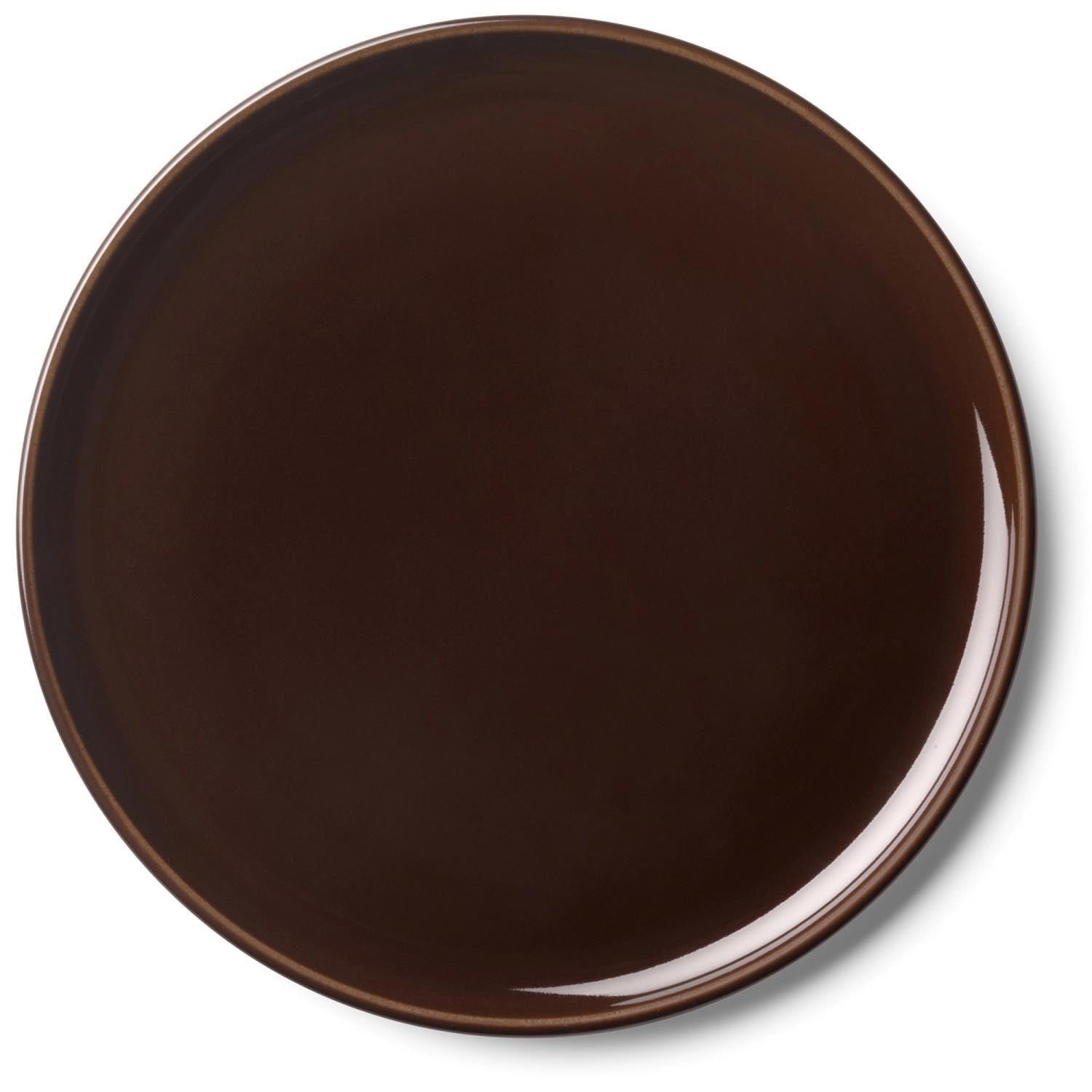 2er Set Collective Teller flach D20cm mocha in Braun präsentiert im Onlineshop von KAQTU Design AG. Teller ist von LSA
