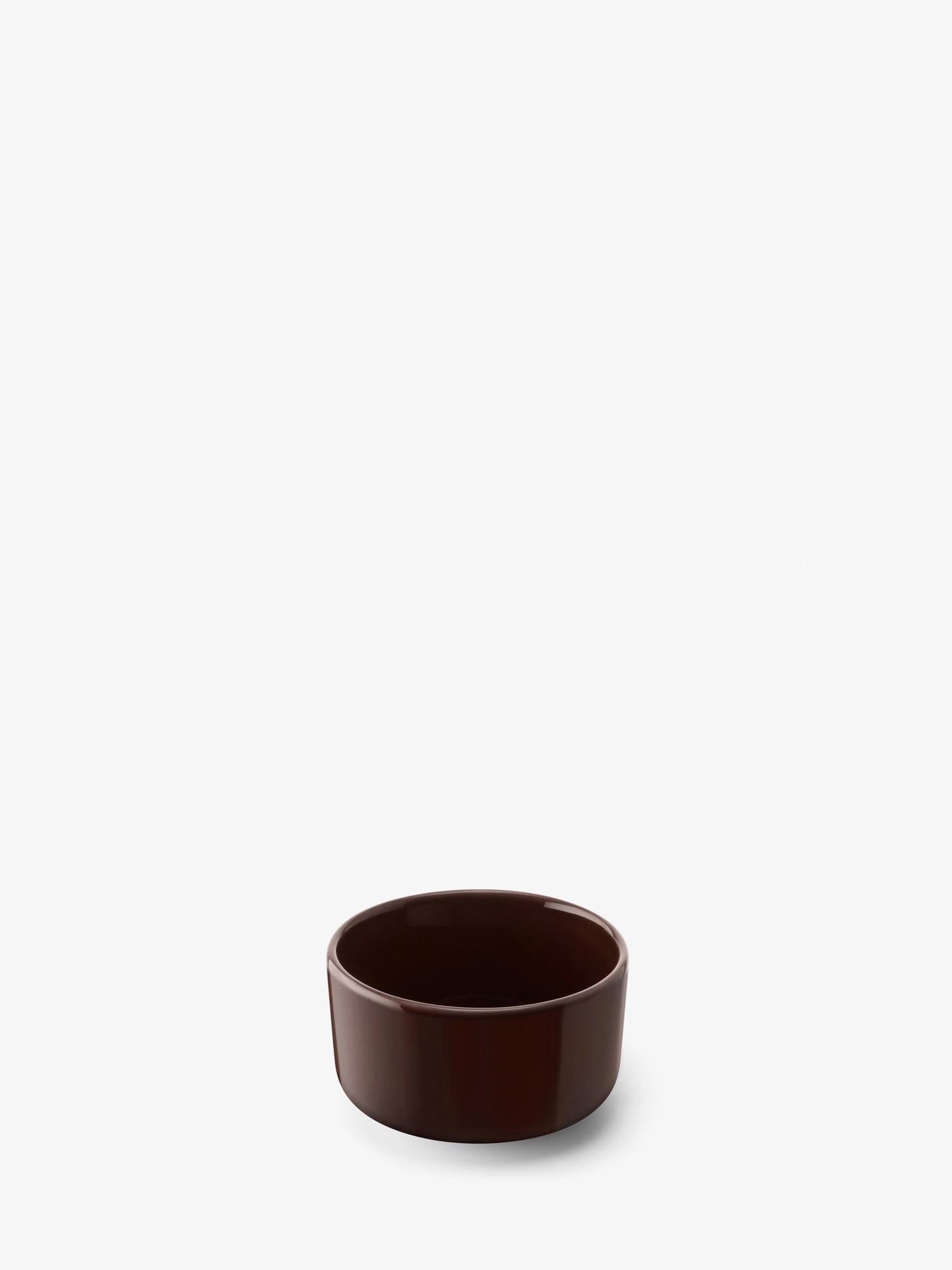 Elegantes 2er Set LSA Collective Schalen in Mocha, 8cm Durchmesser, ideal für stilvolles Servieren und modernes Design.