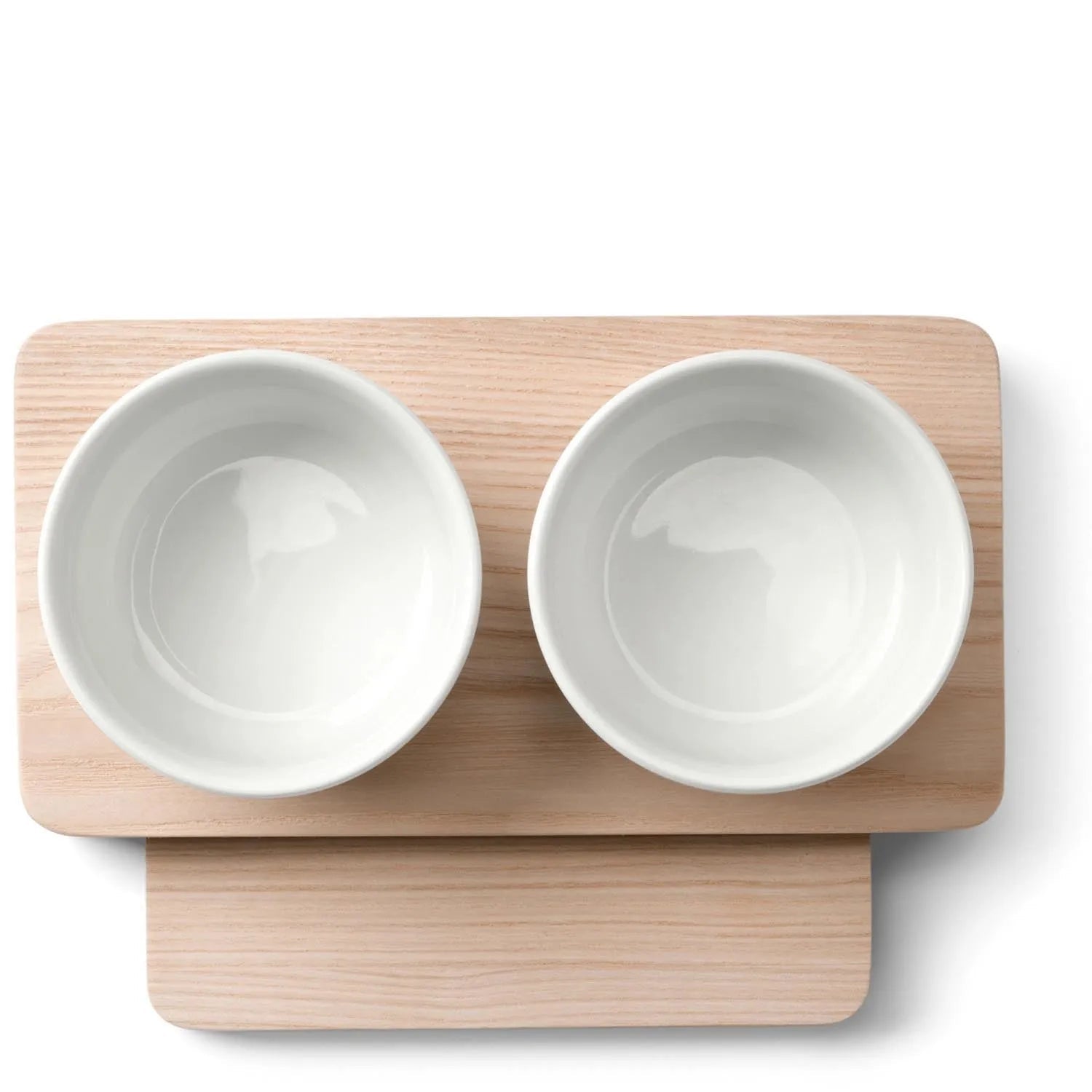 Stilvolles Servierset aus weißer Esche, Maße 19.5x16x8cm, von LSA. Ideal für elegantes Servieren und Präsentieren.