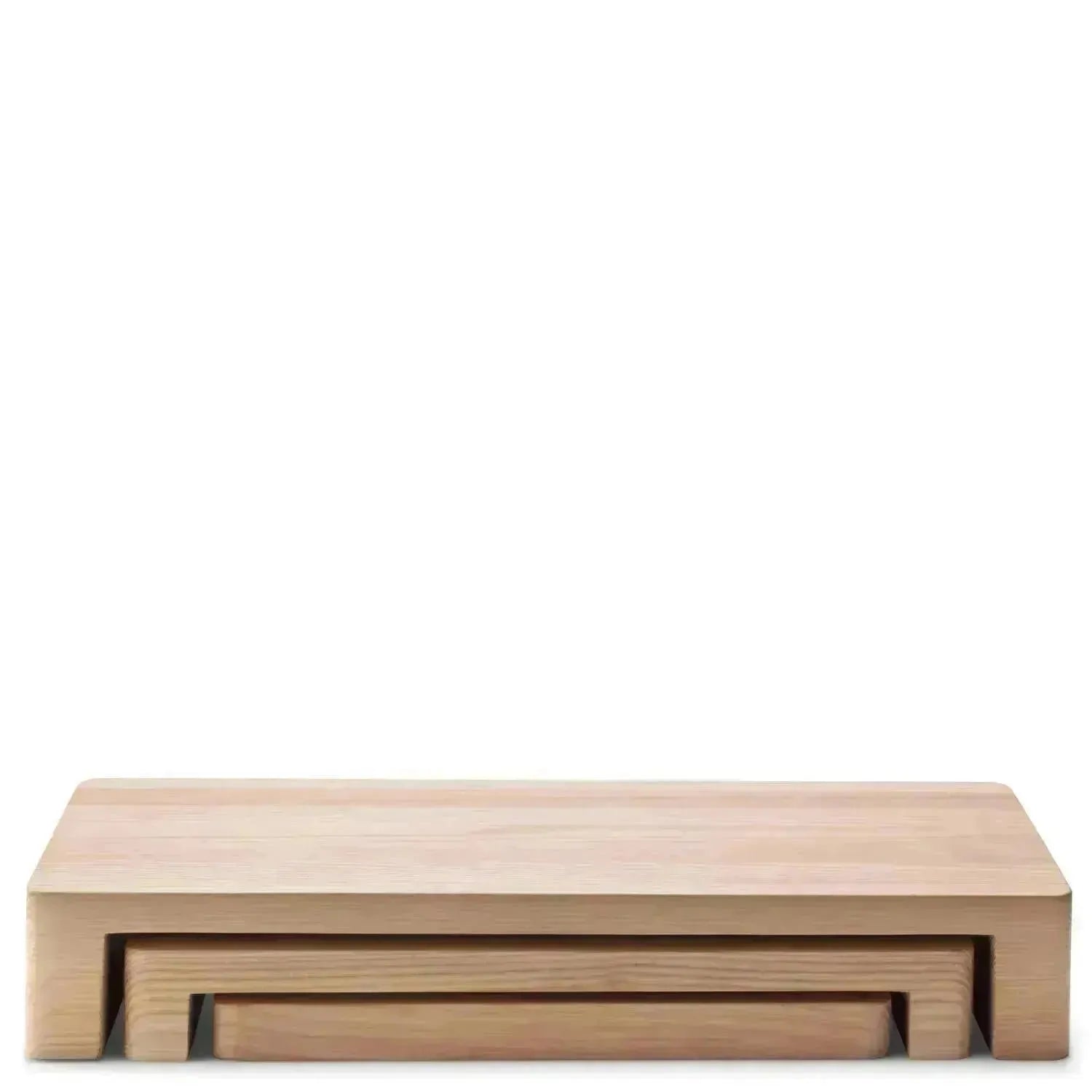 Elegantes Servierset aus weißer Esche, 38x19x6 cm, von LSA. Perfekt für stilvolles Servieren und Präsentieren.
