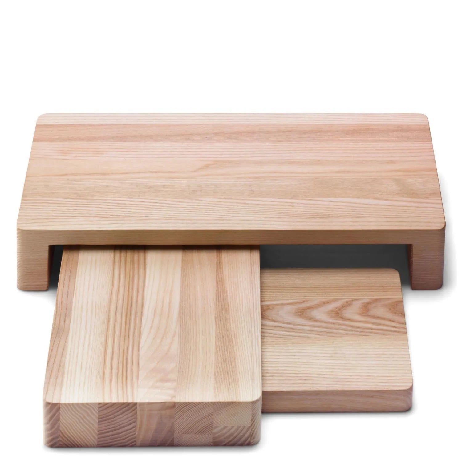 Stilvolles Servierset aus weißer Esche, 38x19x6 cm, von LSA. Ideal für elegantes Präsentieren und Servieren von Speisen.