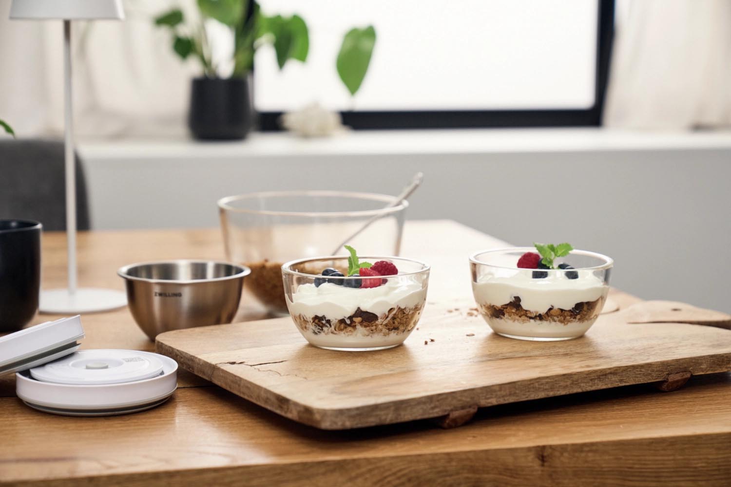 Zwilling Fresh & Save Glas-Vakuumschüssel S: Ideal für frische Lebensmittel, robust, vielseitig und vakuumierbar für längere Haltbarkeit.