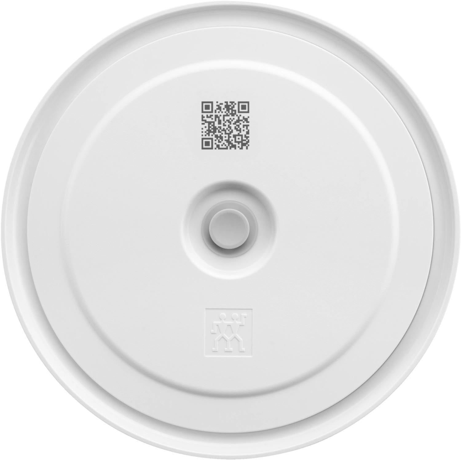Vakuum-Frischhaltedose von Zwilling, 18 cm, aus robustem ABS in Weiß. Ideal zur luftdichten Lebensmittelaufbewahrung.