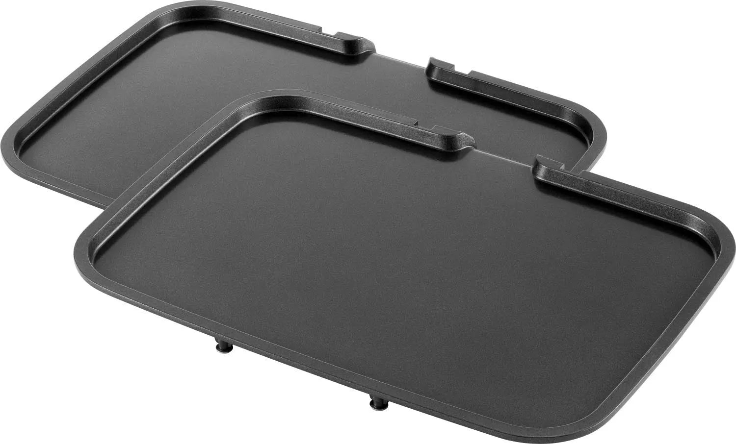 Hochwertige Teppanyaki-Platte von Zwilling, ideal für vielseitiges Braten und Grillen, Maße: 255x345x22mm.