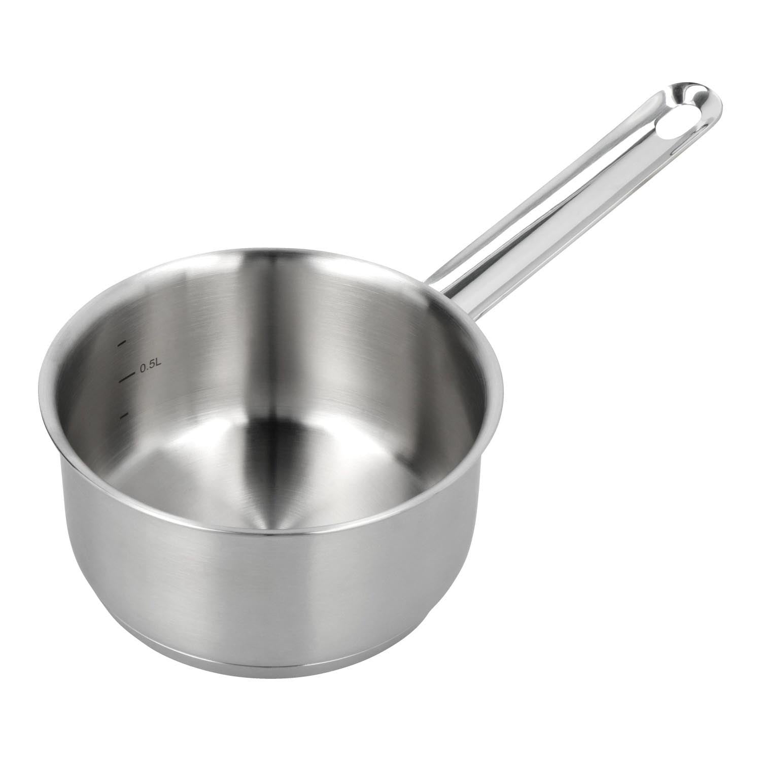 Specialties 3 Saucenpfanne 14cm in Silber präsentiert im Onlineshop von KAQTU Design AG. Pfanne/Topf ist von Demeyere