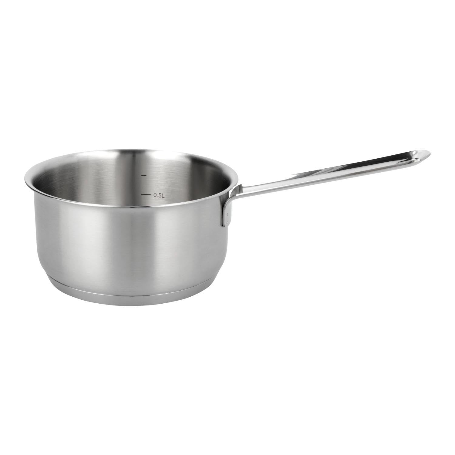 Die 14 cm Demeyere Specialties 3 Saucenpfanne überzeugt durch exzellente Wärmeverteilung, perfekt für Saucen und kleine Speisen.