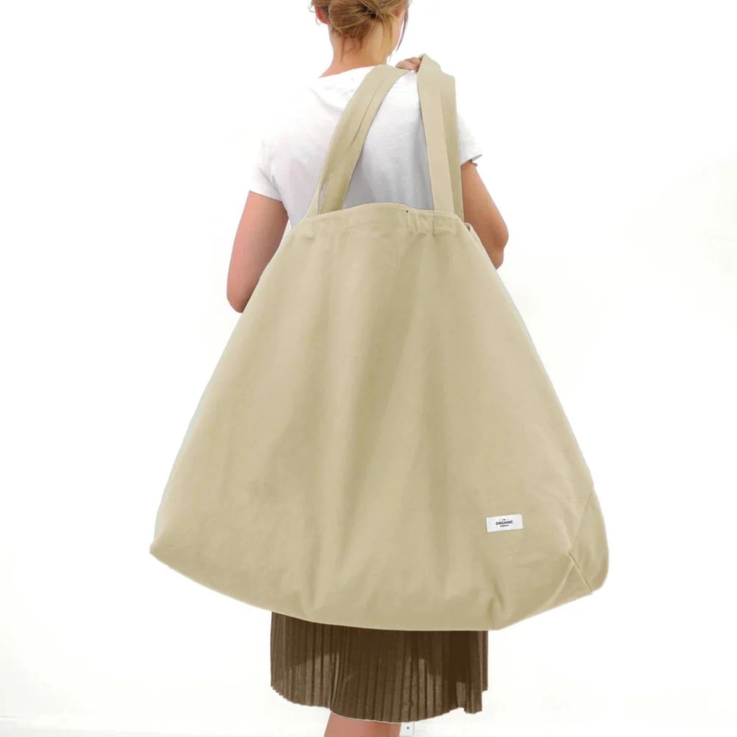 Big Long Borse 35x45x90 cm Miele pallido Cotone organico