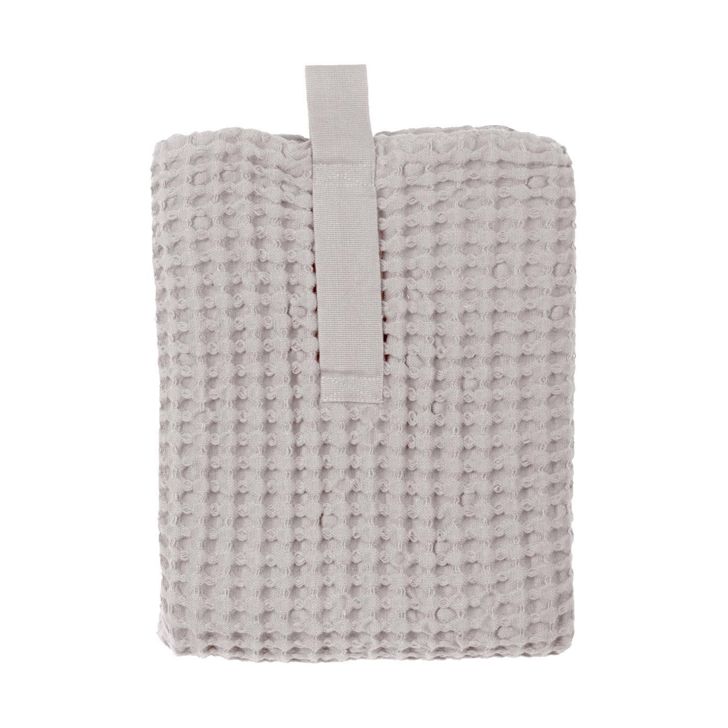 Big Waffle Bathing Mat 80x55cm Dusty Lavender Biobaumwoll