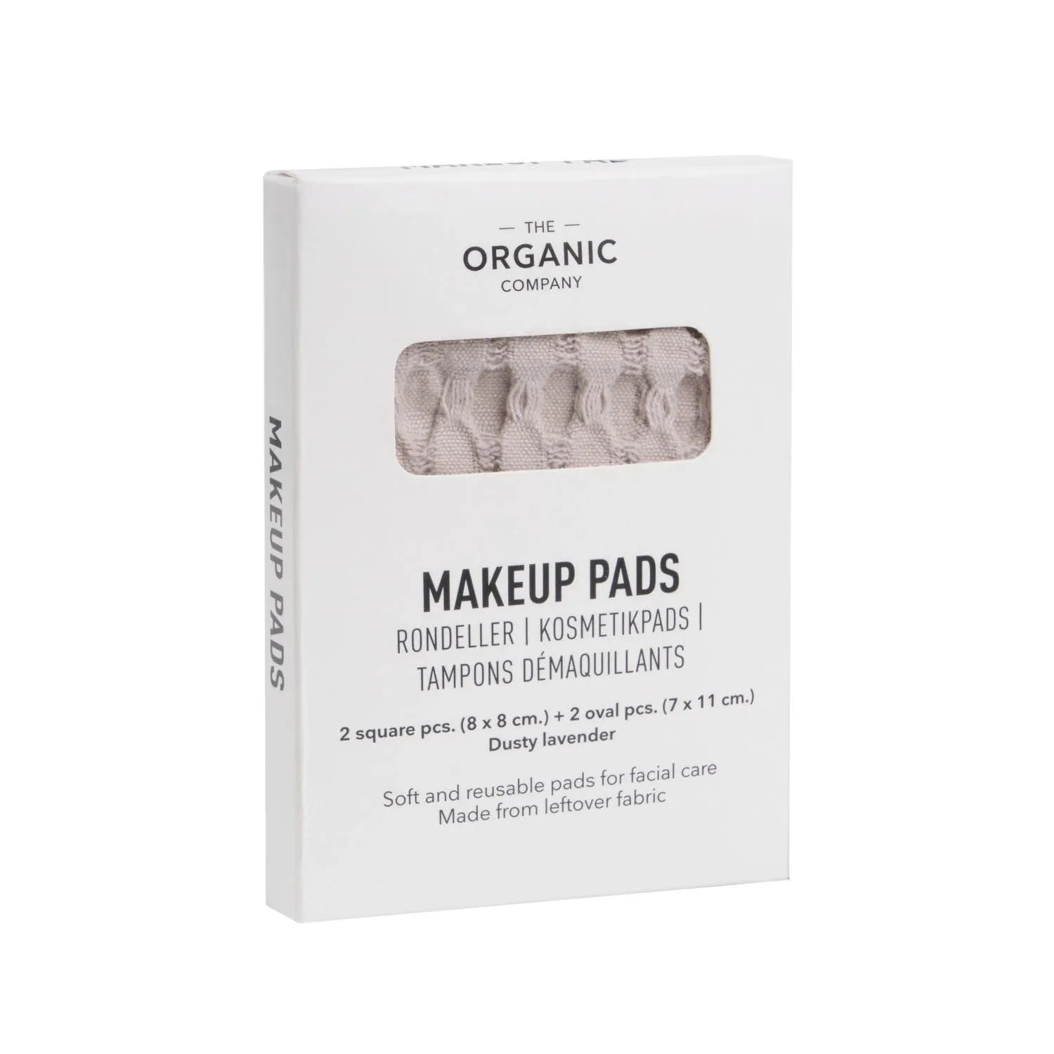 Big Waffle 4er Set Makeup Pads 8x8cm dusty lavendel in 0 präsentiert im Onlineshop von KAQTU Design AG. Badzubehör ist von The Organic Company