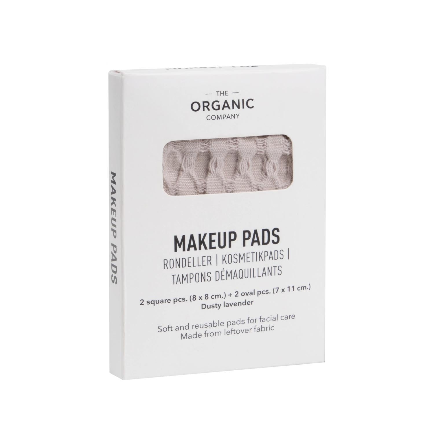 Big Waffle 4er Set Makeup Pads 8x8cm dusty lavendel in 0 präsentiert im Onlineshop von KAQTU Design AG. Badzubehör ist von The Organic Company