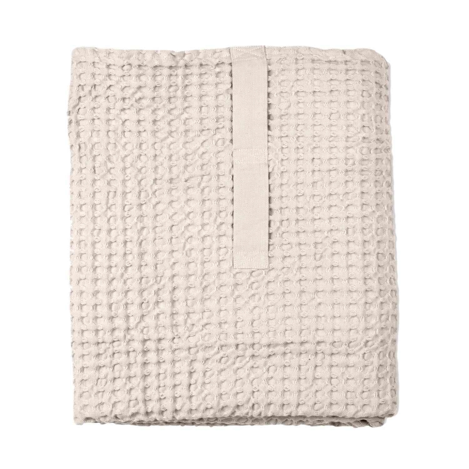 Big Waffle Badetuch 100x150cm stone Biobaumwolle in 0 präsentiert im Onlineshop von KAQTU Design AG. Badetuch ist von The Organic Company