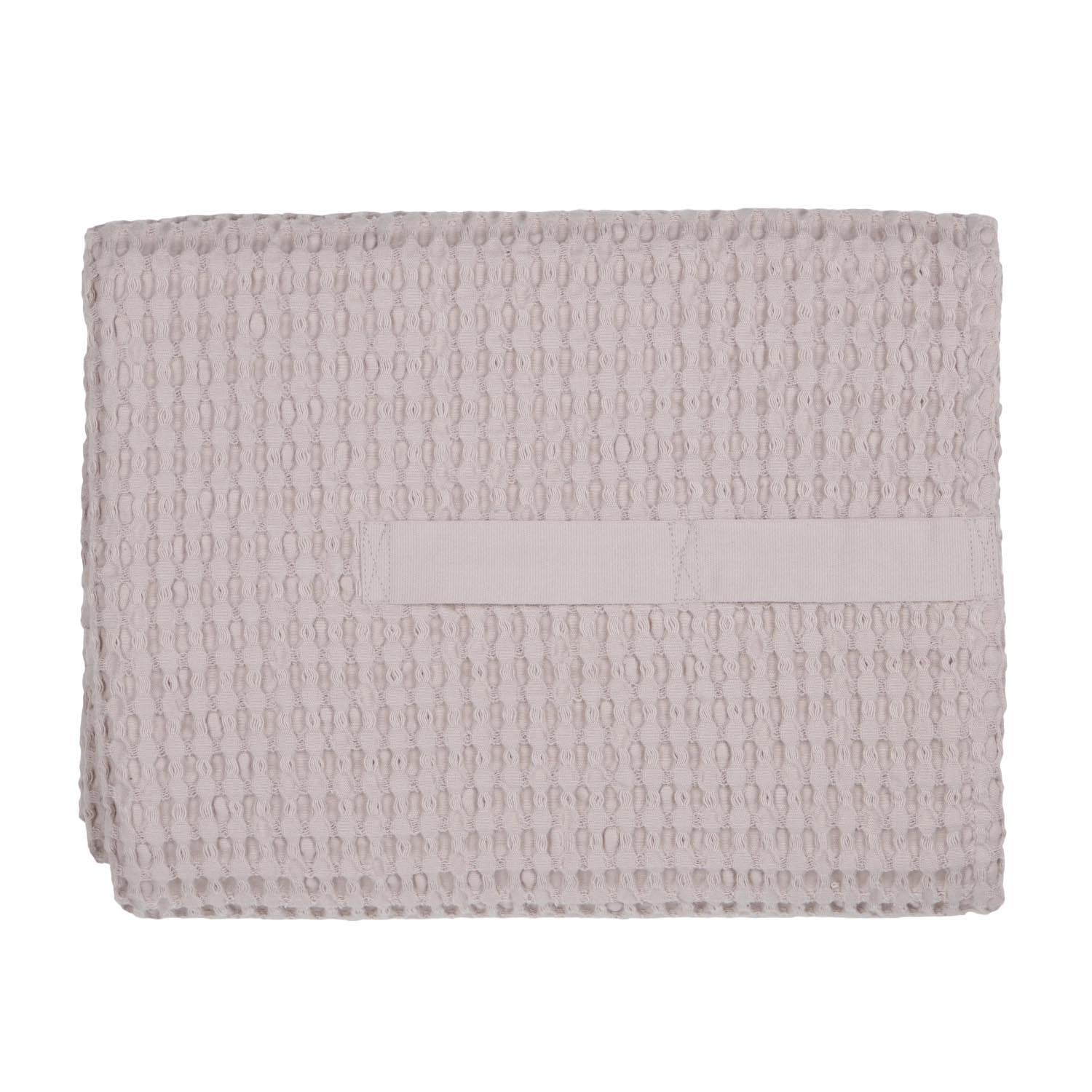 Big Waffle Badetuch 100x150cm dusty lavendel Biobaumwolle in 0 präsentiert im Onlineshop von KAQTU Design AG. Badetuch ist von The Organic Company