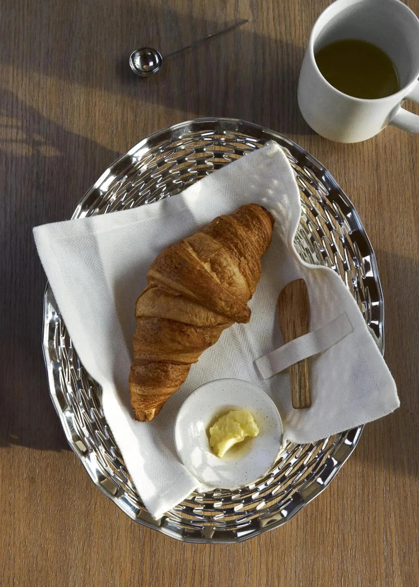 Set aus 4 Stoffservietten, 20x20cm, in natürlichem Weiß. Nachhaltig, aus Bio-Baumwolle, ideal für den Alltag.
