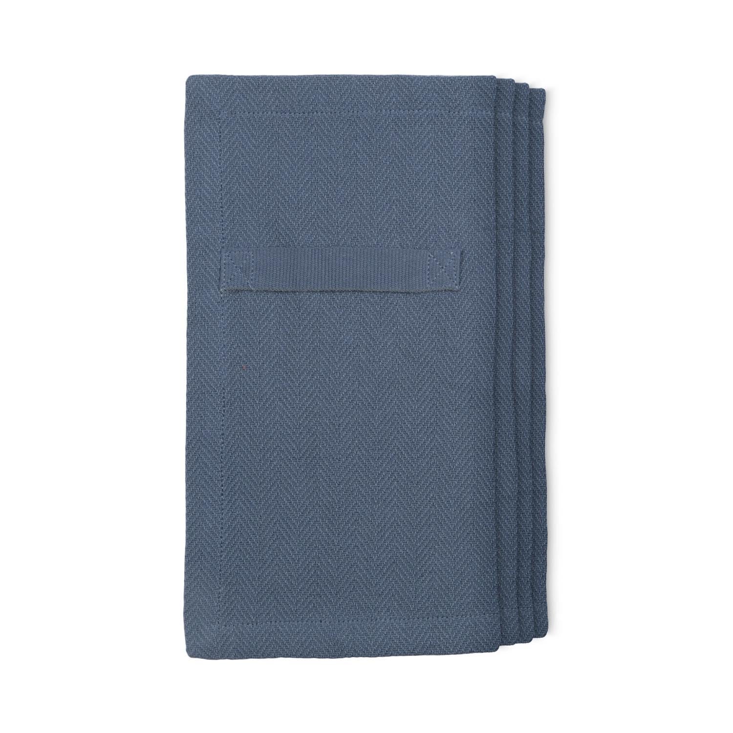 Everyday 4er Set Stoffserviette 20x20cm grey blue in 0 präsentiert im Onlineshop von KAQTU Design AG. Servietten ist von The Organic Company