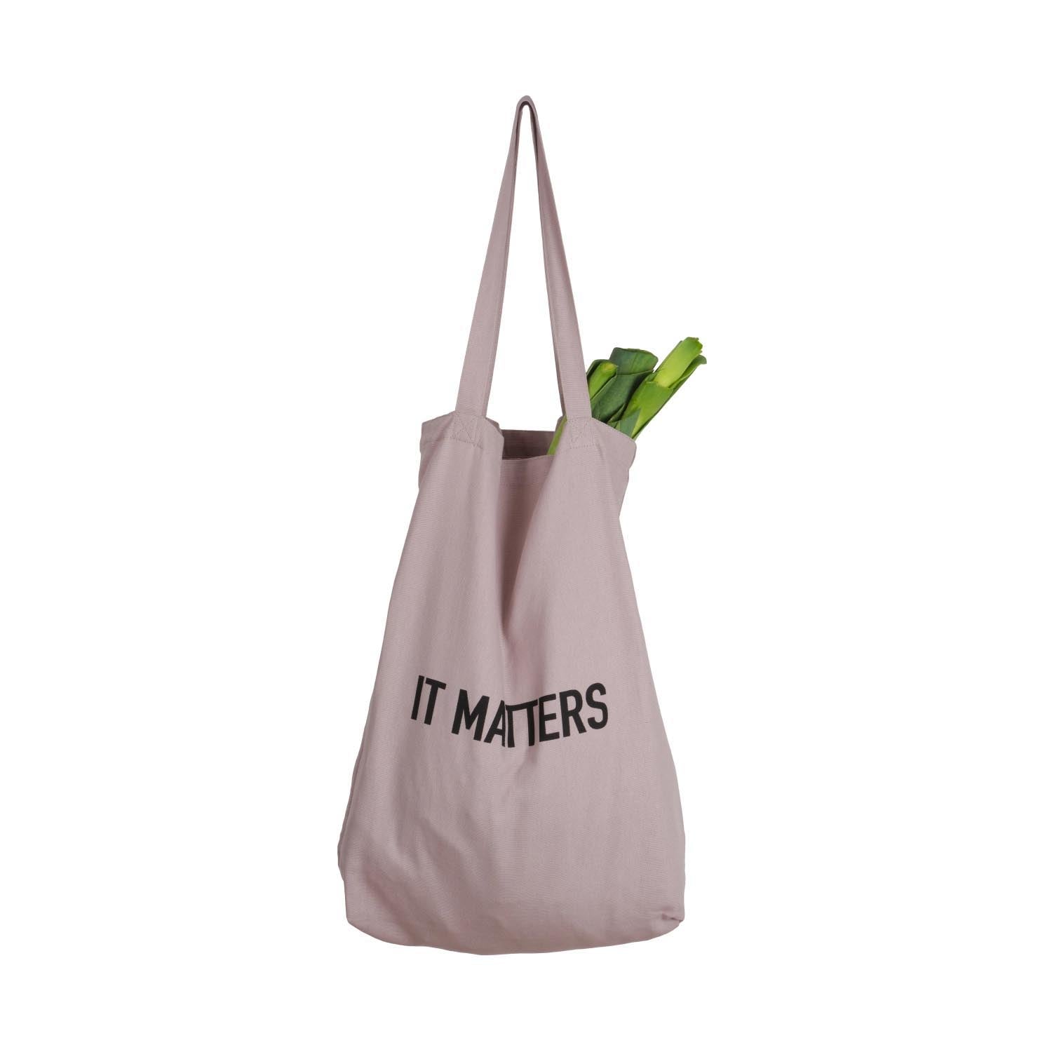 It Matters Tasche 50x35x15cm dusty lavendel Biobaumwolle in 0 präsentiert im Onlineshop von KAQTU Design AG. Küchenhelfer ist von The Organic Company