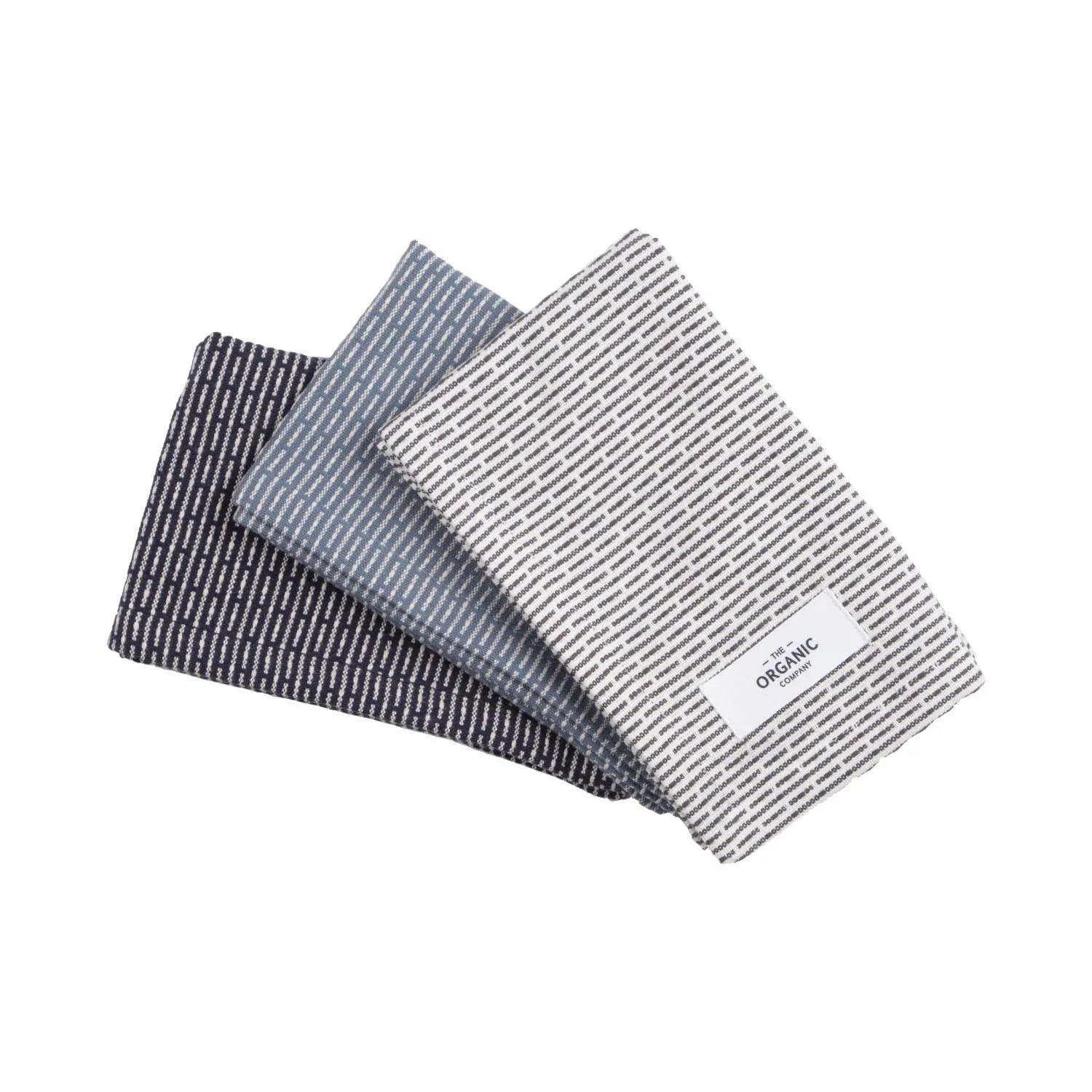 3er Set Spültuch 30x35cm ocean Biobaumwolle in 0 präsentiert im Onlineshop von KAQTU Design AG. Küchentuch ist von The Organic Company